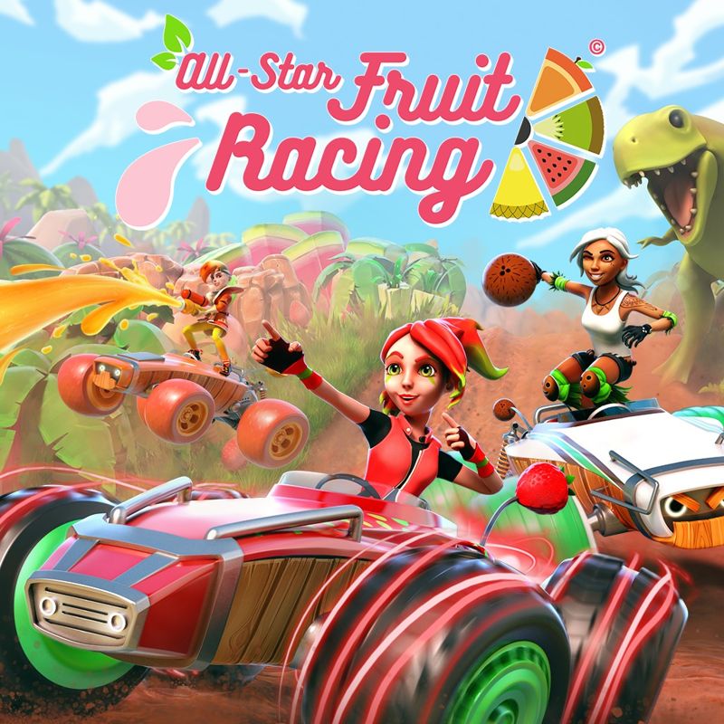 All-Star Fruit Racing box art for Playstation 4